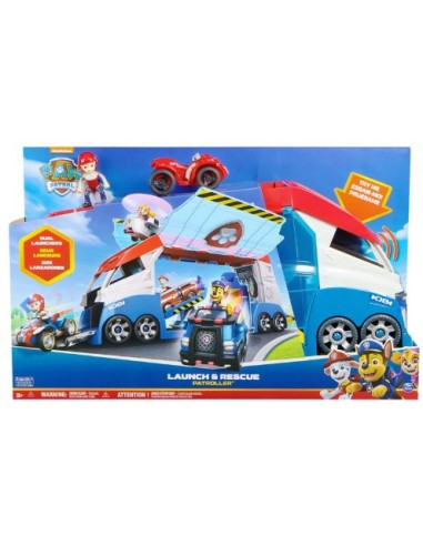 PAW Patroller Trasformabile con Lanciatore, Luci e Suoni - Include ...