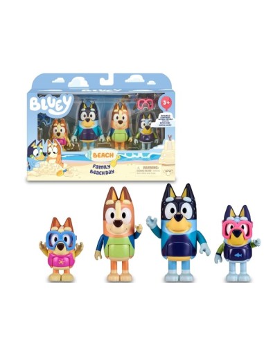 BLUEY BLY63110 SET 4 PERSONAGGI BEACH su Shop in Casa