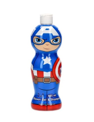 AVENGERS 9053 CAP AMERICA DOCCIA SHAMPOO 400ML su Shop in Casa