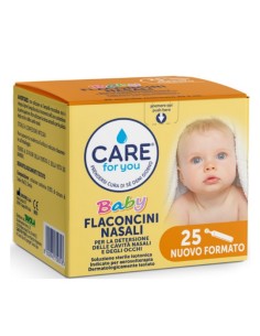 Flaconcini Nasali Baby CARE for you - Lavaggio Nasale per Neonati e Bambini