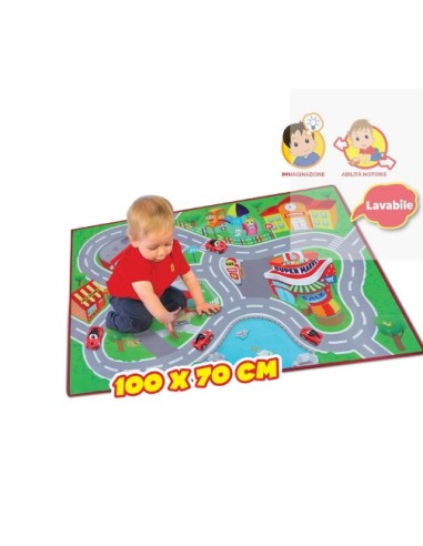 TAPPETO PLAYMAT 85008 100X70CM JUNIOR CITY su Shop in Casa