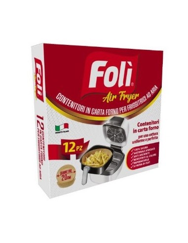 AIR FRIER 12 CONTENITORI D20CM PER FRIGGITRICE su Shop in Casa