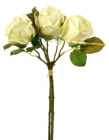 BOUQUET ROSE 270017410 44CM CREMA su Shop in Casa