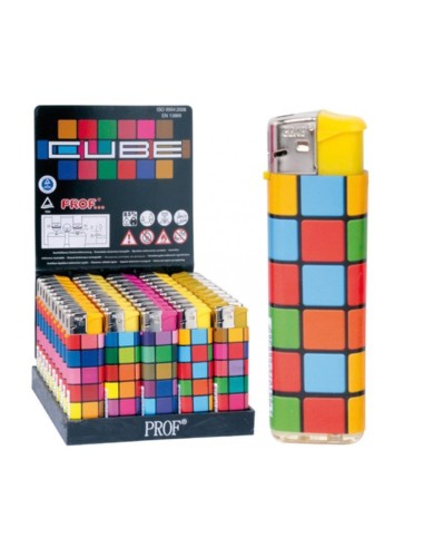 ACCENDINO ELETTRONICO CUBE COLORI ASSORTITI