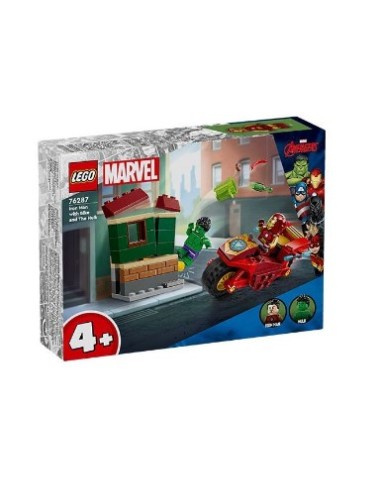 MARVEL 76287 IRONMAN CON MOTO E HULK su Shop in Casa