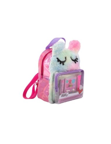 CREATE IT CRE84533 ZAINETTO FLUFFY CON TRUCCHI su Shop in Casa