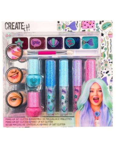 CREATE IT CRE84141 MAKE-UP SET GLITTER SIRENE su Shop in Casa