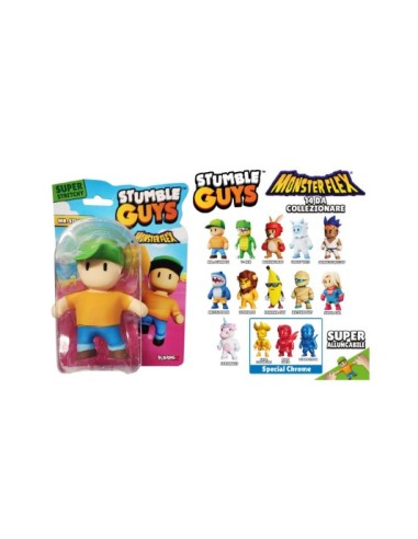 STUMBLE GUYS DIR178114 MONSTER FLEX ASSORTITO su Shop in Casa