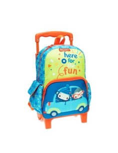 "Trolley Junior Auto – Zaino Scuola con Tasche e Scomparti | Shop in Casa"