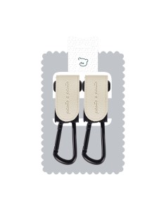 ACCESSORI: vendita online SET 2 GANCI X PASSEGGINO CREAM in offerta