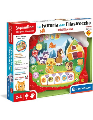 Clementoni - Sapientino La Fattoria delle Filastrocche, Gioco Educa...