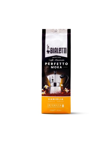 CAFFE': vendita online Bialetti Perfetto caffè macinato per moka gusto confezione da 250gr - Vaniglia in offerta