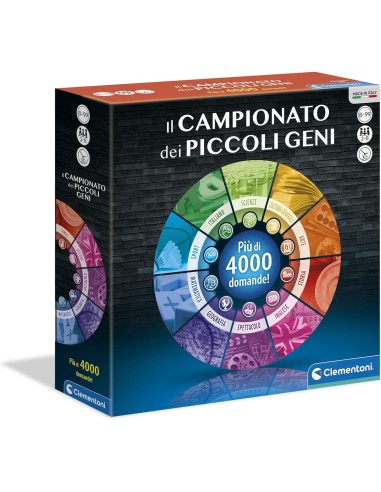 Clementoni - Il Campionato dei Piccoli Geni New Edition, Gioco da T...