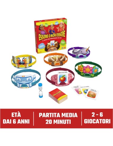 Editrice Giochi, Essere o Non Essere, Giochi da Tavolo per Indovina...