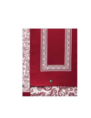 10105 STRISCIA 1 LATO BORDO MICRO ROSSO 1 LATO FOGLIE ROSSE su Shop...