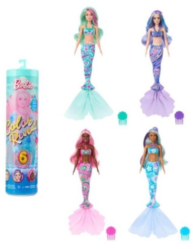 BARBIE HRK12 COLOR REVEAL SIRENA