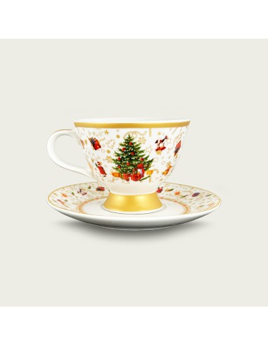 TAZZA THE 58155 CON PIATTO ALBERO ORO