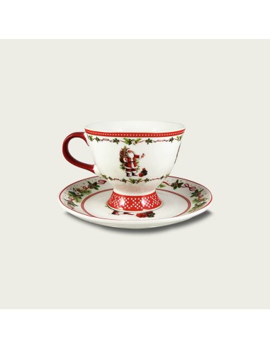 TAZZA THE 58156 CON PIATTO BABBO NATALE