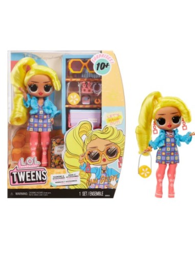 GIOCATTOLO PUBBLICIZZATO: vendita online L.O.L. Surprise! Tweens con Fashion Doll Hana Groove, Oltre 10 Sorprese e Accessori ...