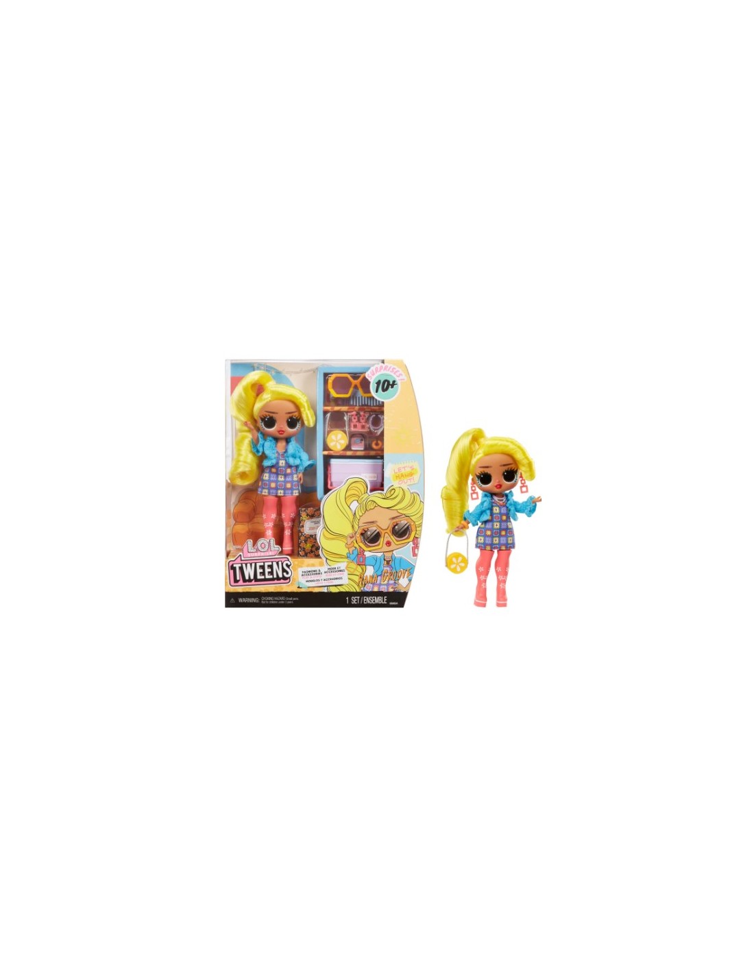 GIOCATTOLO PUBBLICIZZATO: vendita online L.O.L. Surprise! Tweens con Fashion Doll Hana Groove, Oltre 10 Sorprese e Accessori ...