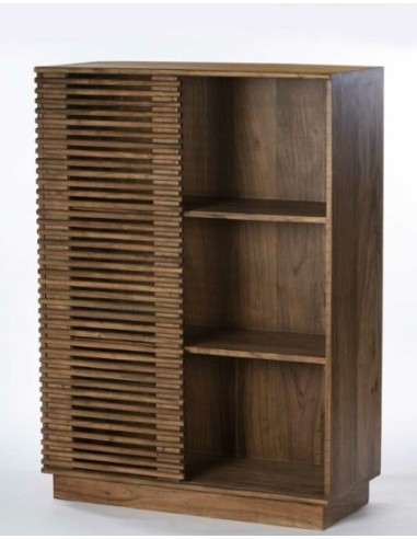 LIBRERIA LEGNO NATURALE 90X45X125CM su Shop in Casa