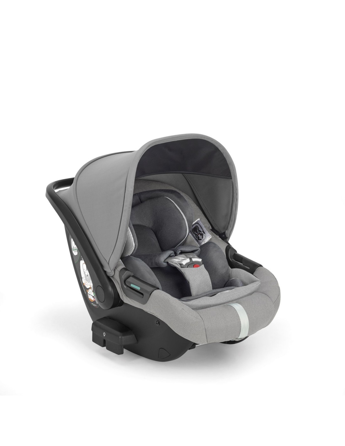 TRIO: vendita online Aptica System Quattro Satin Grey Seggiolino Auto Darwin Infant Recline: Eleganza e Versatilità in offerta