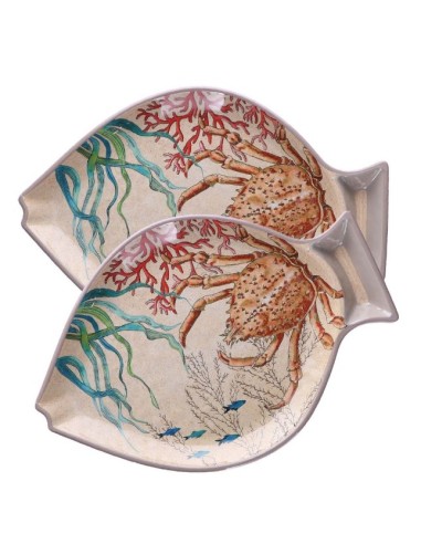 R133201PEM SEA LIFE PIATTO PESCE 33X23 su Shop in Casa