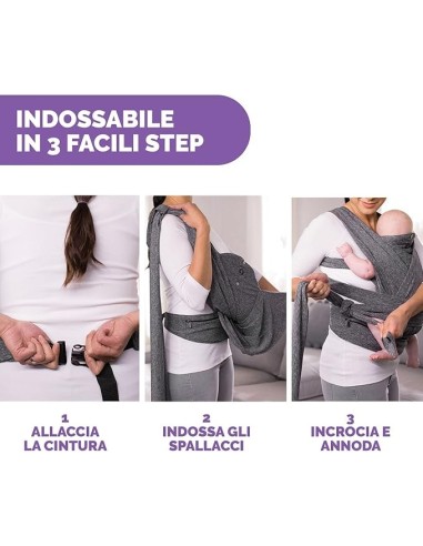 Chicco Boppy ComfyFit Marsupio Neonato Ergonomico - Grigio su Shop ...