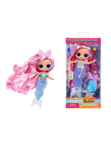 GIOCATTOLO PUBBLICIZZATO: vendita online L.O.L. Surprise! Tweens - Mermaid Lola Waves, Bambola alla Moda con Coda Che Cambia ...