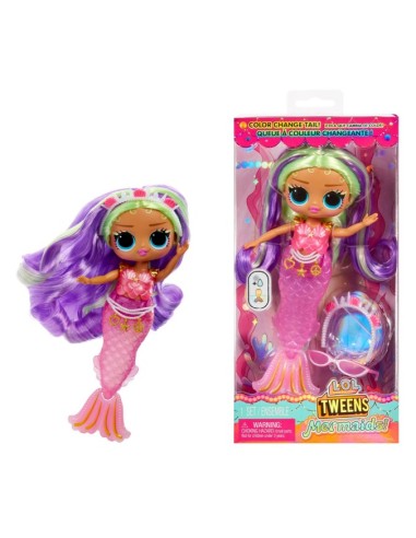 GIOCATTOLO PUBBLICIZZATO: vendita online L.O.L. Surprise! Tweens - Mermaid Cleo Clove, Bambola alla Moda con Coda che Cambia ...