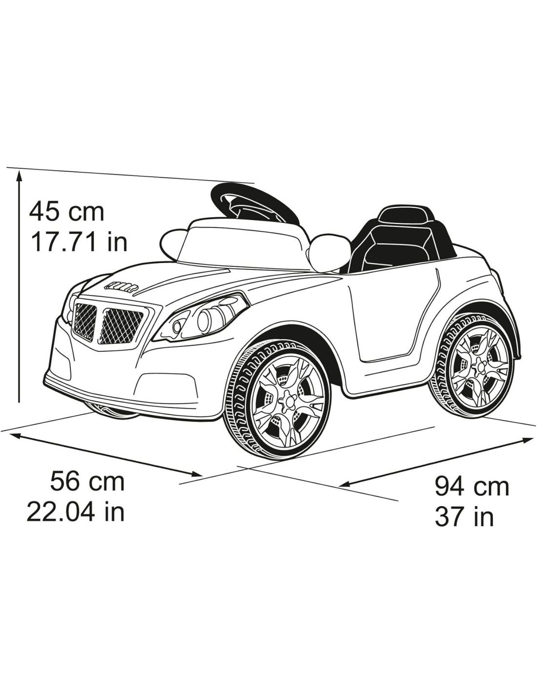 Feber Twinkle Car R/C 6V - Auto Elettrica per Bambini Multicolore | shop in casa