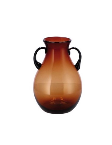 VASO 109081 NIHAD VETRO AMBRA 21X31CM