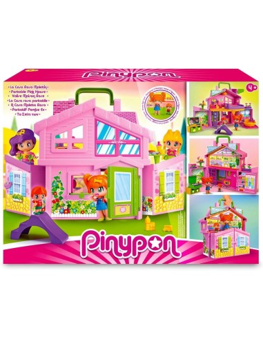 Pinypon Valigetta Casa Rosa Pieghevole - Giocattolo con Stanze e Accessori per Bambini 4+ | shop in casa