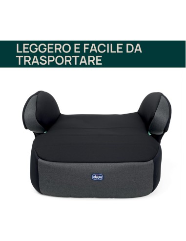 Chicco Quasar Fix i-Size | Seggiolino Auto per Bambini 7-12 Anni con Isofix - Obsidian | Shopincasa.it