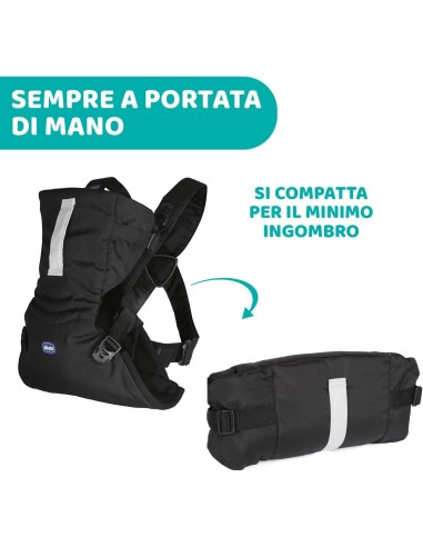 Chicco EasyFit Marsupio Neonati Ergonomico - Porta Bebè Nero | ShopInCasa.it