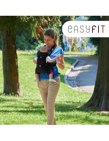 Chicco EasyFit Marsupio Neonati Ergonomico - Porta Bebè Nero | ShopInCasa.it