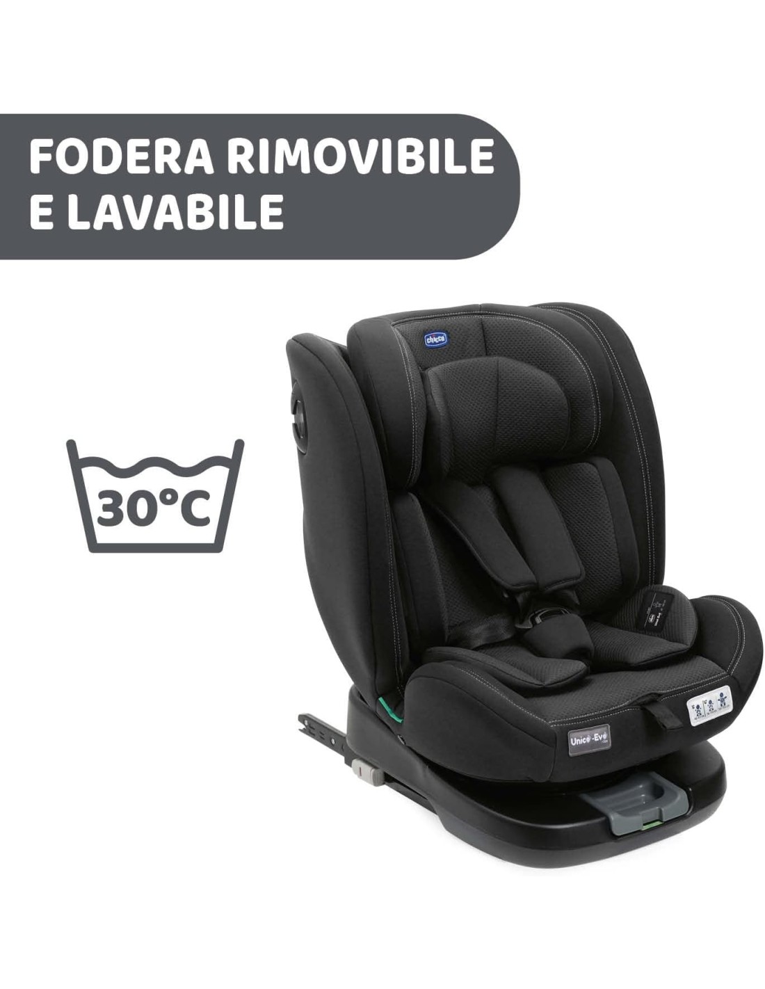 Chicco Unico Evo I-Size Seggiolino Auto 0-36 Kg Girevole 360° | Shopincasa.it