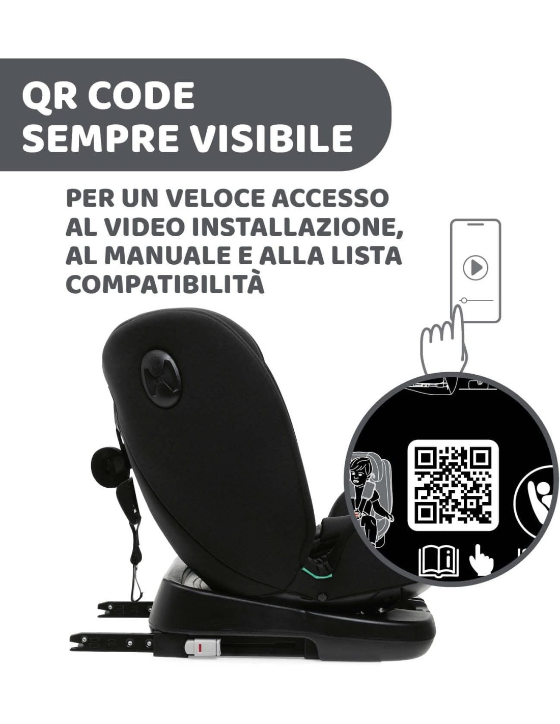 Chicco Unico Evo I-Size Seggiolino Auto 0-36 Kg Girevole 360° | Shopincasa.it