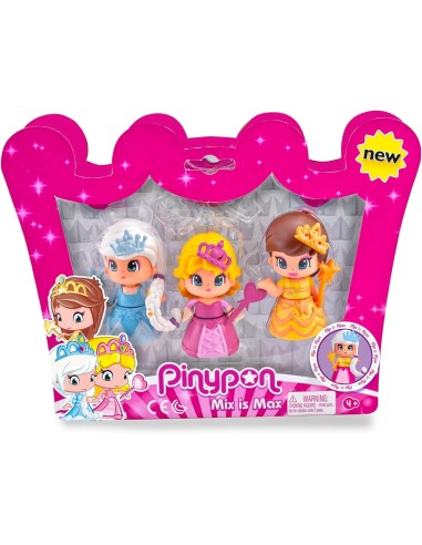 Pinypon Blister 3 Principesse, Personaggi Combinabili | shop in casa