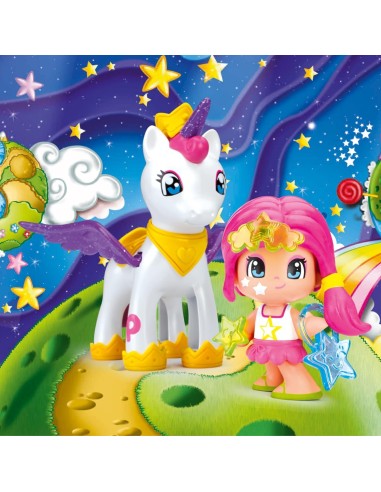 Pinypon Unicorno Volante con Personaggio Pinypon Stella | Gioco Creativo 4+ Anni | shop in casa