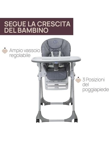 Chicco Polly Easy Seggiolone Evolutivo - Comfort per Bambini | shopincasa.it