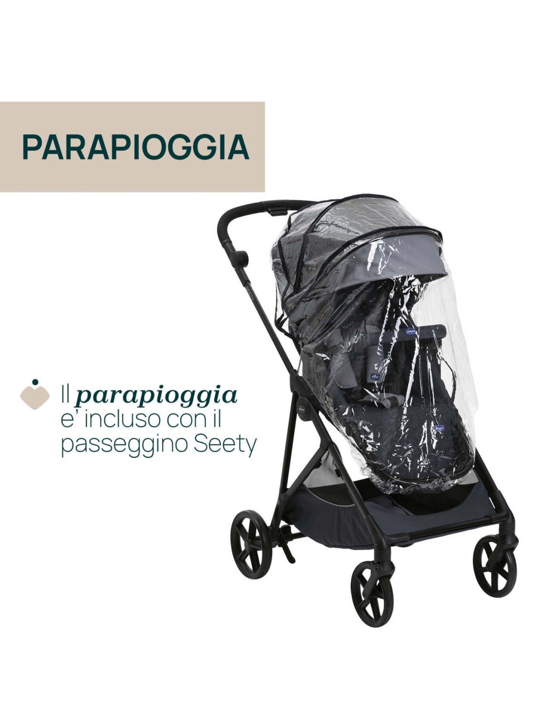 Passeggino Trio Seety con Kory Essential - Leggero, Sicuro e Facile da Usare | Shopincasa.it