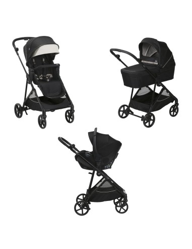 Trio Seety con Kory Essential Etna Black - Leggero e Comodo | Shopincasa.it