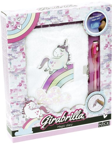 Girabrilla Diario Segreto Unicorno con Penna Magica e Chiusura a Lucchetto | shop in casa