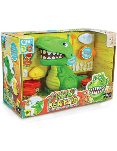 Creadò' Dino Dentino Set con Pasta Modellabile e Accessori | shop in casa