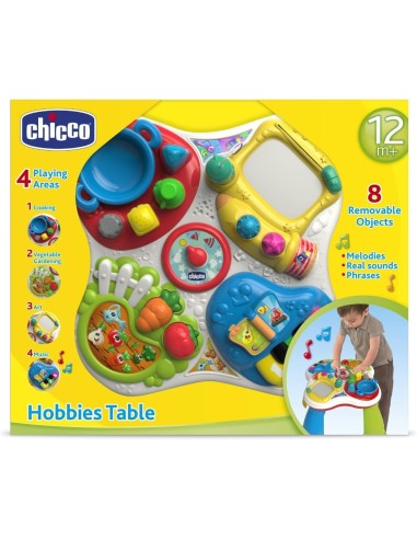 Chicco Tavolo Cresci e Impara Bilingue | Gioco Educativo Elettronico e Interattivo | Effetti Sonori e Luminosi | shop in casa