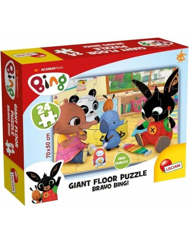 Lisciani Giochi Puzzle Giant Floor 24 Bravo Bing - Maxi Puzzle per Bambini | Shop in Casa