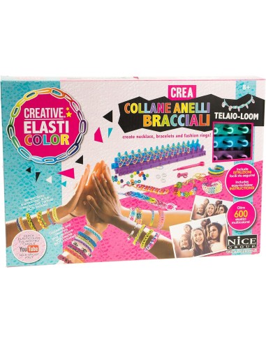 Elasticolor Kit Creazione Gioielli, Braccialetti e Collane con Elastici | Shop in Casa