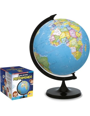 I'm a Genius Il Mio Primo Mappamondo | Mappamondo Dettagliato per Bambini | Impara la Geografia Divertendoti | Shop in Casa