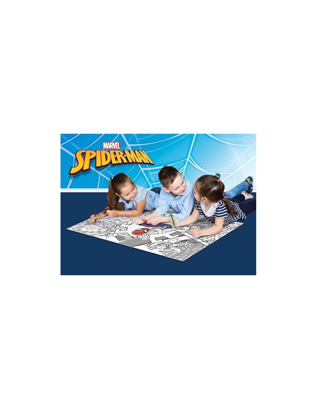 GIOCHI DI SOCIETA'E PUZZLE: vendita online Marvel Puzzle DF Maxi Floor 24 Spiderman, Puzzle Double Face 70x50 cm, 24 Pezzi, S...